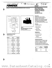 D66GV650 datasheet pdf Powerex Power Semiconductors