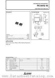 FK14VS-10 datasheet pdf Powerex Power Semiconductors