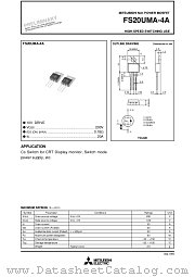 FS20UMA-4A datasheet pdf Powerex Power Semiconductors