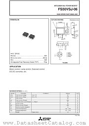 FS50VSJ-06 datasheet pdf Powerex Power Semiconductors