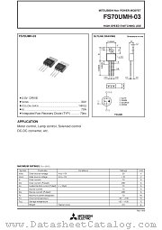 FS70UMH-03 datasheet pdf Powerex Power Semiconductors