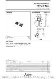 FS7UM-18A datasheet pdf Powerex Power Semiconductors