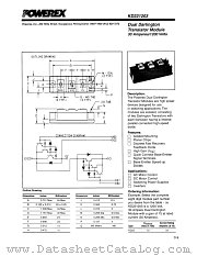 KD221203 datasheet pdf Powerex Power Semiconductors