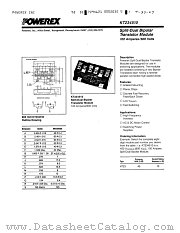 KT234510 datasheet pdf Powerex Power Semiconductors