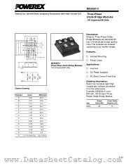 ME600815 datasheet pdf Powerex Power Semiconductors