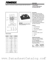 MEB00806 datasheet pdf Powerex Power Semiconductors