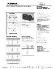 ND430825 datasheet pdf Powerex Power Semiconductors