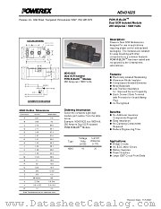 ND431825 datasheet pdf Powerex Power Semiconductors
