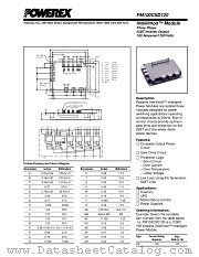 PM100CSD120 datasheet pdf Powerex Power Semiconductors