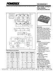 PM1200HCE330-1 datasheet pdf Powerex Power Semiconductors