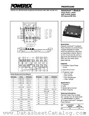 PM50RSA060 datasheet pdf Powerex Power Semiconductors