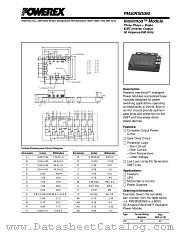 PM50RSD060 datasheet pdf Powerex Power Semiconductors