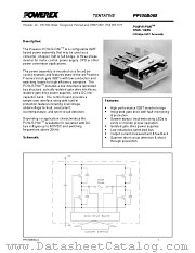 PP100B060 datasheet pdf Powerex Power Semiconductors