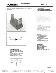 P412425 datasheet pdf Powerex Power Semiconductors