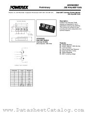 QIC0620003 datasheet pdf Powerex Power Semiconductors