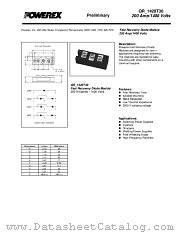 QRF1420T30 datasheet pdf Powerex Power Semiconductors