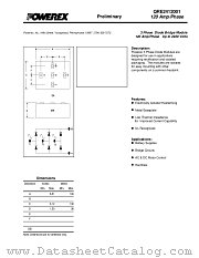 QRE2412001 datasheet pdf Powerex Power Semiconductors