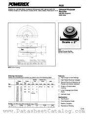 R620 datasheet pdf Powerex Power Semiconductors