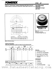 R7221207 datasheet pdf Powerex Power Semiconductors
