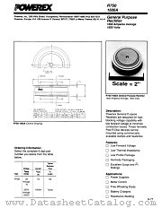 R7S01600A datasheet pdf Powerex Power Semiconductors