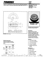 R7S0800A datasheet pdf Powerex Power Semiconductors