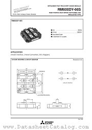 RM600DY-66S datasheet pdf Powerex Power Semiconductors