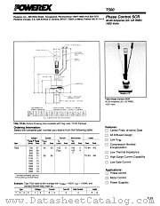 T5001240 datasheet pdf Powerex Power Semiconductors