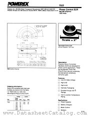 T6250630 datasheet pdf Powerex Power Semiconductors