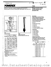 T7000430 datasheet pdf Powerex Power Semiconductors