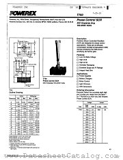 T7600830 datasheet pdf Powerex Power Semiconductors
