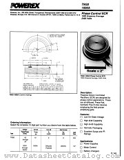 T9G01000A datasheet pdf Powerex Power Semiconductors