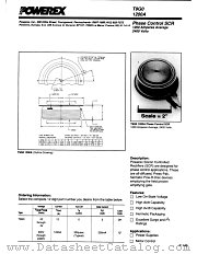 T9G01200A datasheet pdf Powerex Power Semiconductors