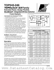 TOP246R datasheet pdf Power Integrations Inc