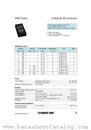 IMO datasheet pdf Power-One