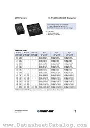 12IMR3-0505-2 datasheet pdf Power-One