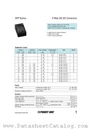 48IXP3-1515-7 datasheet pdf Power-One