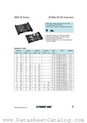 20IMX35-D15D15-9 datasheet pdf Power-One