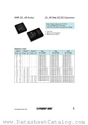12IMR25-03-2 datasheet pdf Power-One