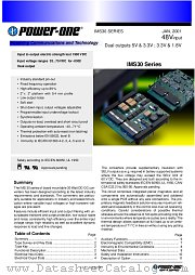 48IMS30-0302-9G datasheet pdf Power-One