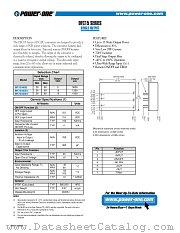 DFC15U48S15 datasheet pdf Power-One