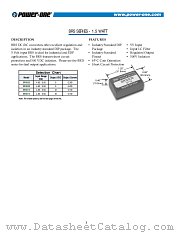 BRS505 datasheet pdf Power-One
