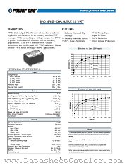 BWD2405 datasheet pdf Power-One