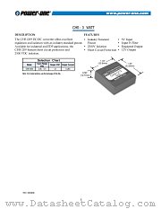 CHS1209 datasheet pdf Power-One