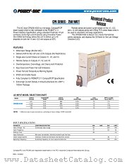 CPA250 datasheet pdf Power-One