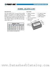 CRS1215 datasheet pdf Power-One