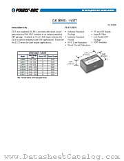 CUS512 datasheet pdf Power-One