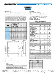 DFA20E12S5 datasheet pdf Power-One
