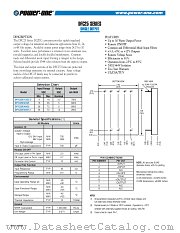 DFC25E12S3.3 datasheet pdf Power-One