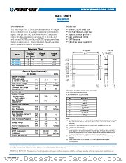 DGP12U5D15 datasheet pdf Power-One