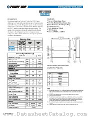 DGP12U5S15 datasheet pdf Power-One
